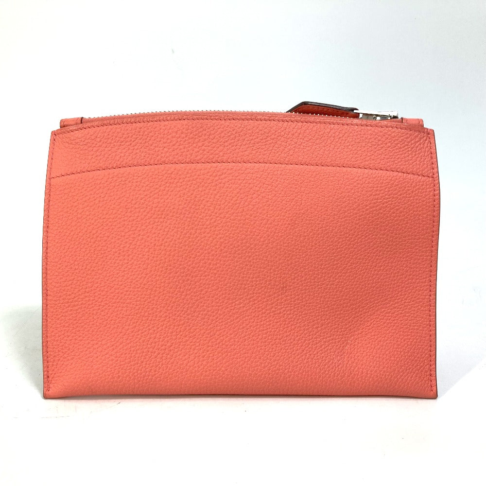 HERMES Pouch Togo pink Bazaar Mini PM Women Used