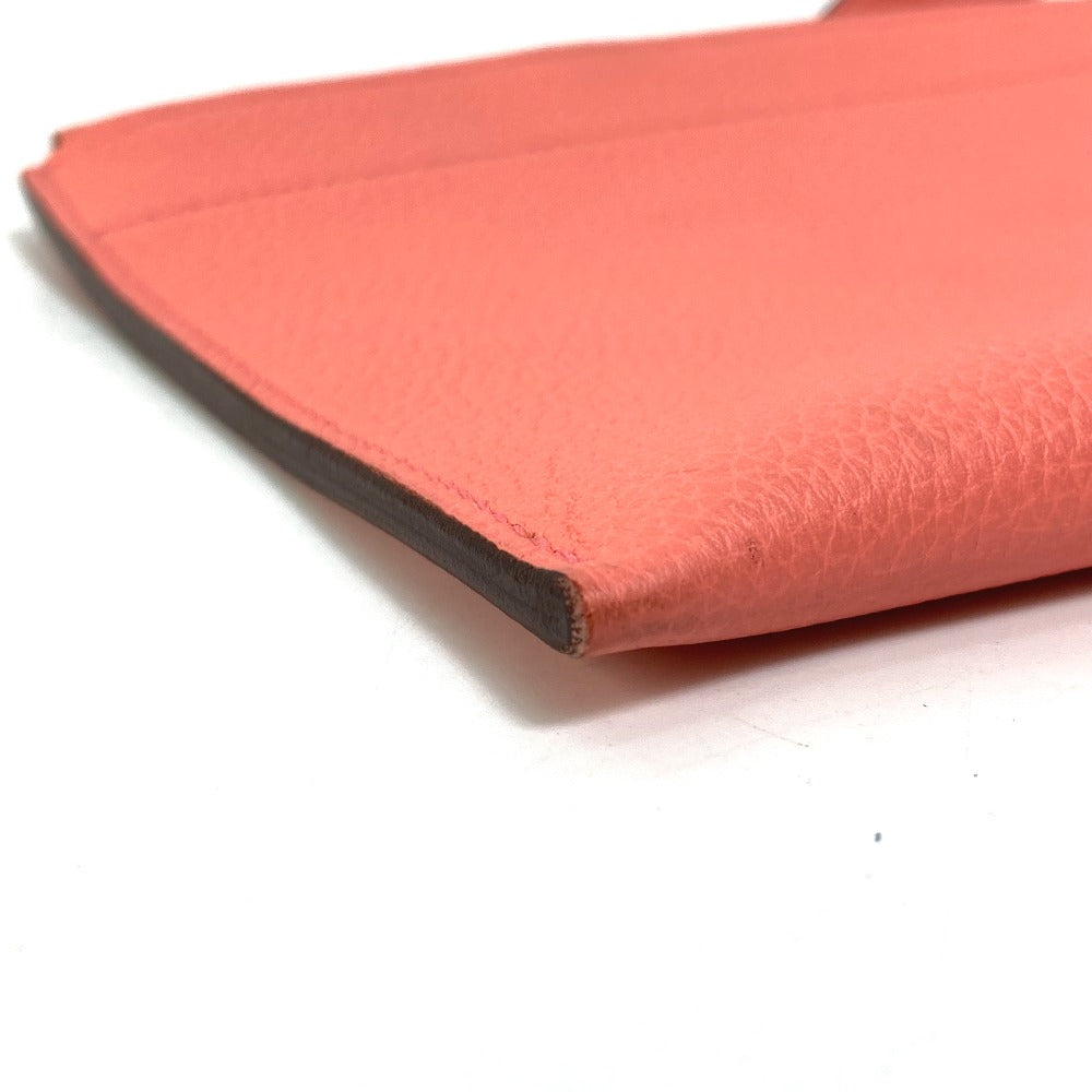 HERMES Pouch Togo pink Bazaar Mini PM Women Used
