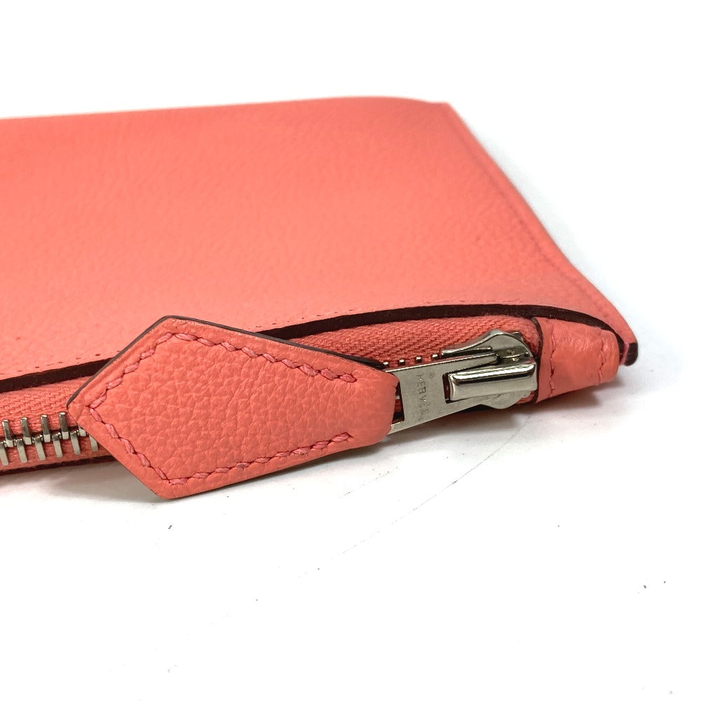 HERMES Pouch Togo pink Bazaar Mini PM Women Used