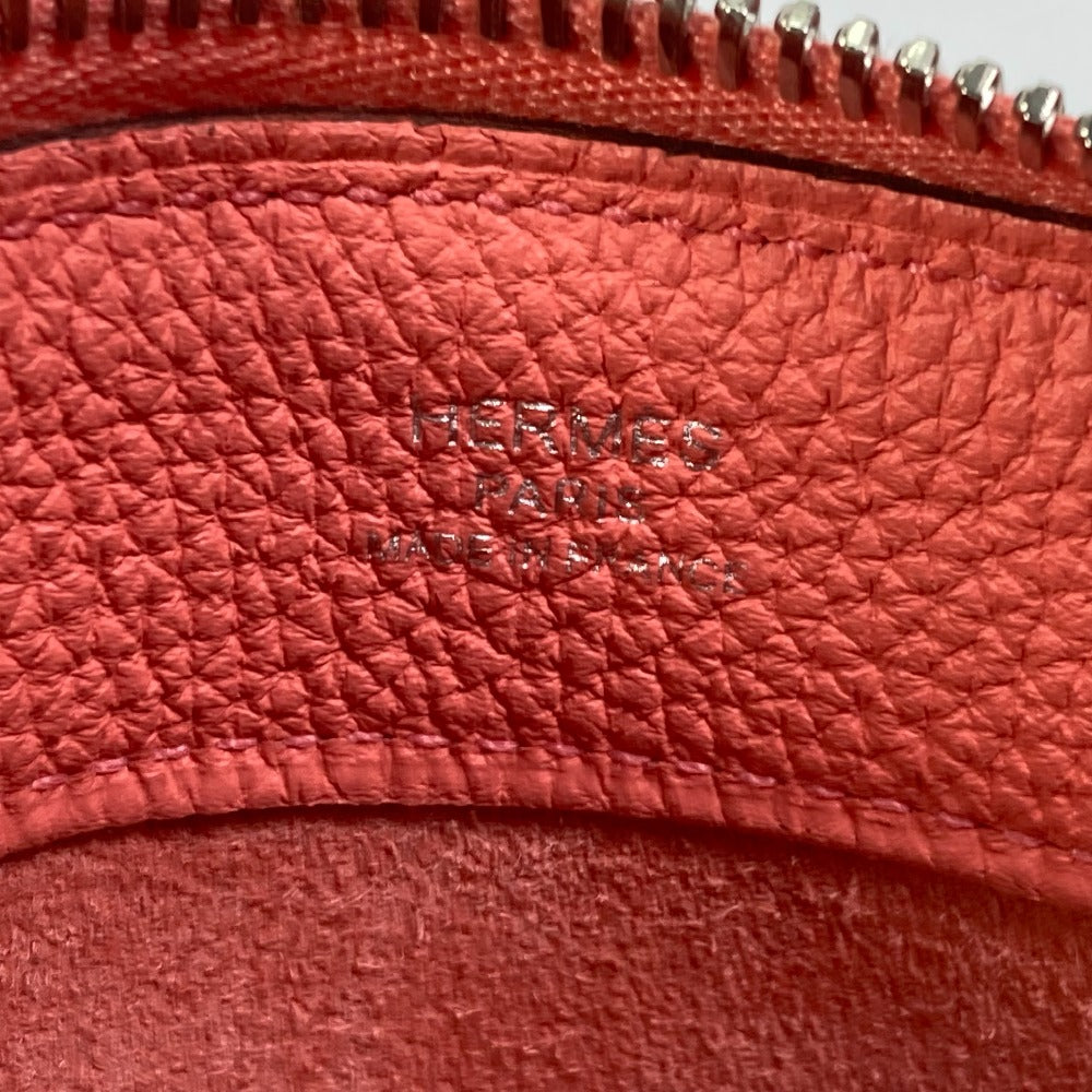 HERMES Pouch Togo pink Bazaar Mini PM Women Used