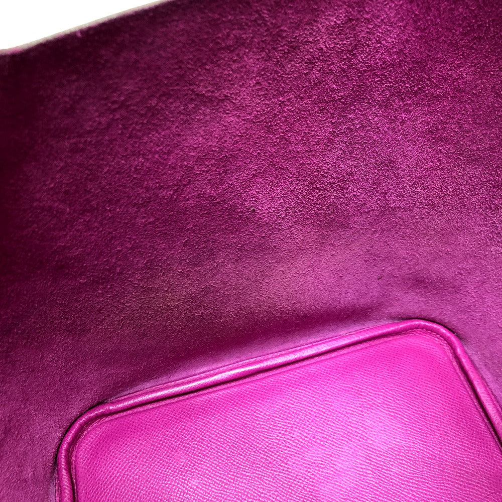 HERMES Handbag Epsom Purple type Picotin Lock MM Tressage Women Used