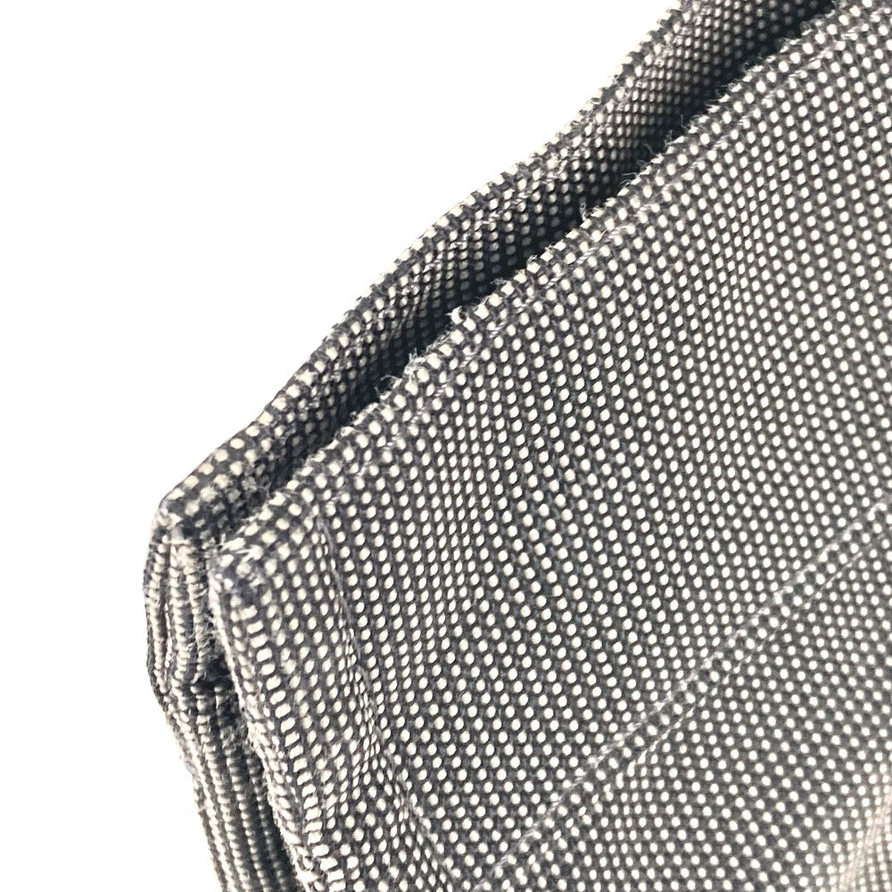 HERMES Tote Bag canvas gray Her Line MM