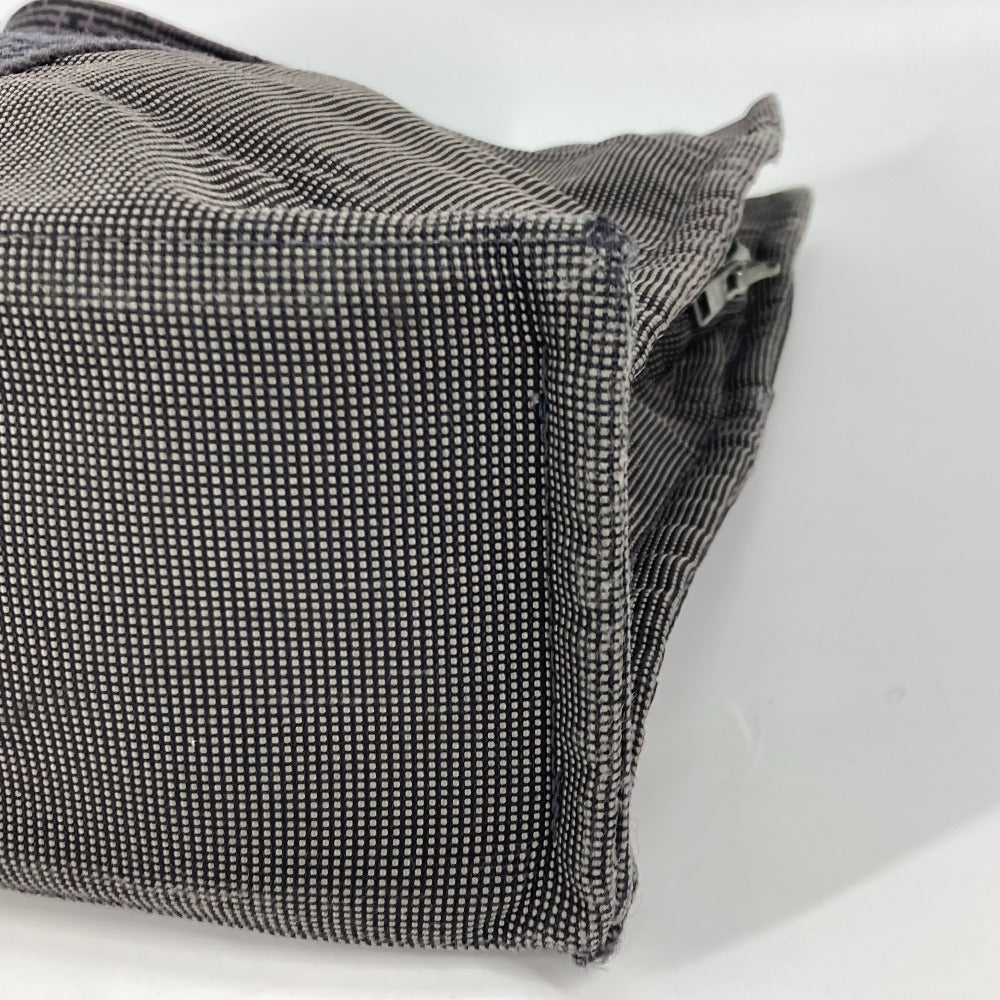 HERMES Tote Bag canvas gray Her Line MM