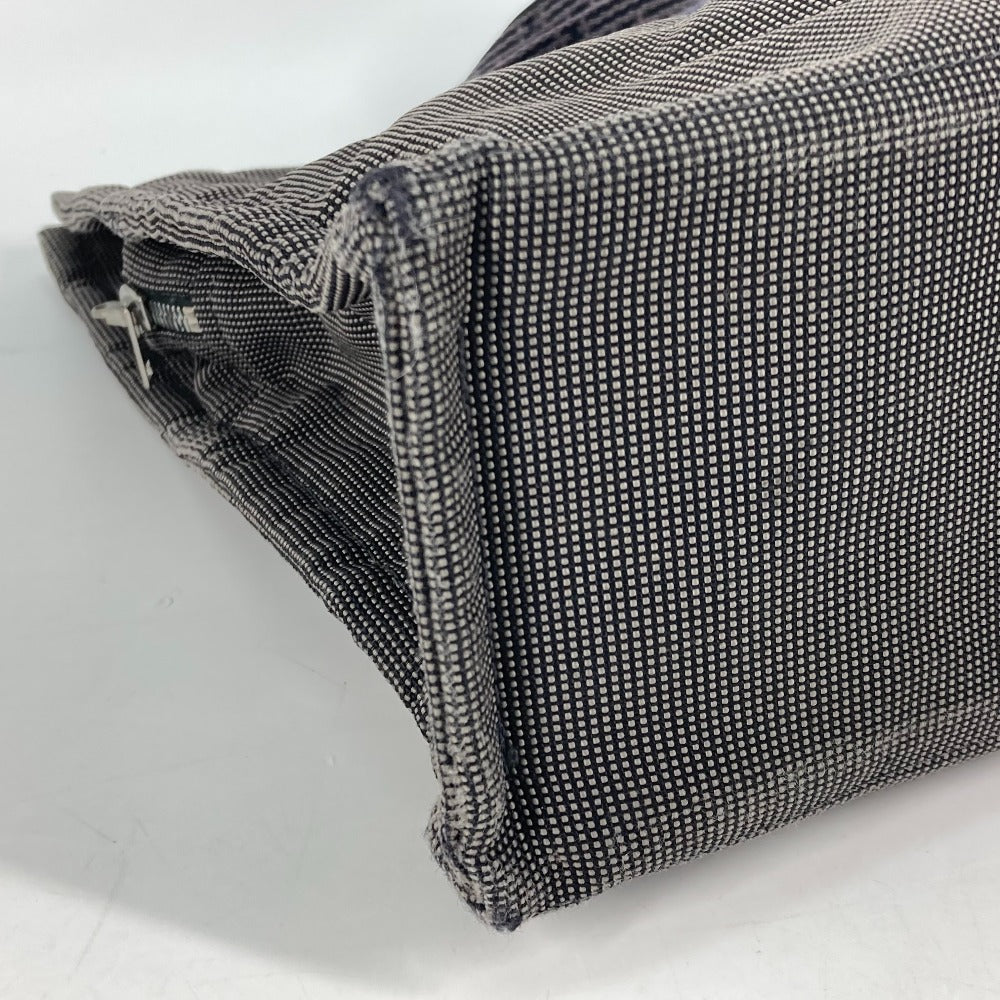 HERMES Tote Bag canvas gray Her Line MM