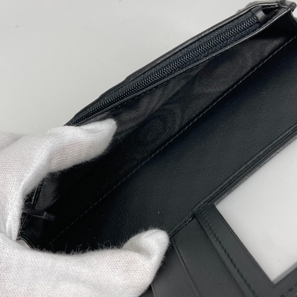 GUCCI Long Wallet Purse 544479 Sima leather black Micro Guccisima GG mens Used