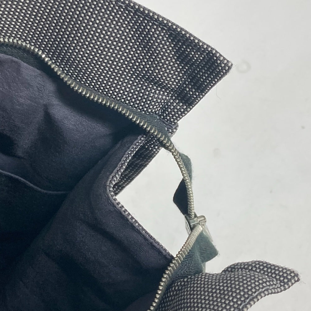 HERMES Clutch bag canvas gray Her Line Pouch MM Women Used