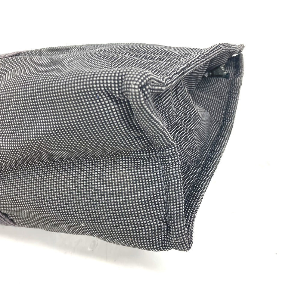 HERMES Clutch bag canvas gray Her Line Pouch MM Women Used