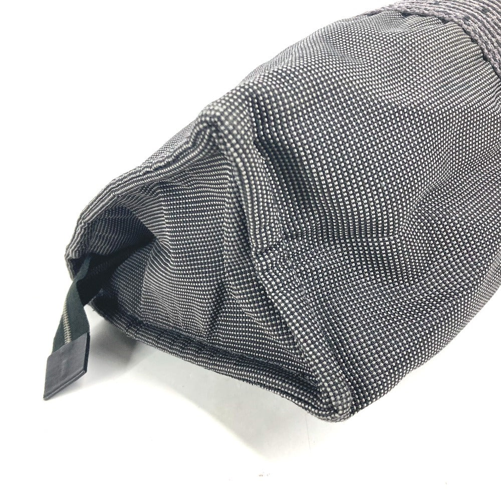 HERMES Clutch bag canvas gray Her Line Pouch MM Women Used
