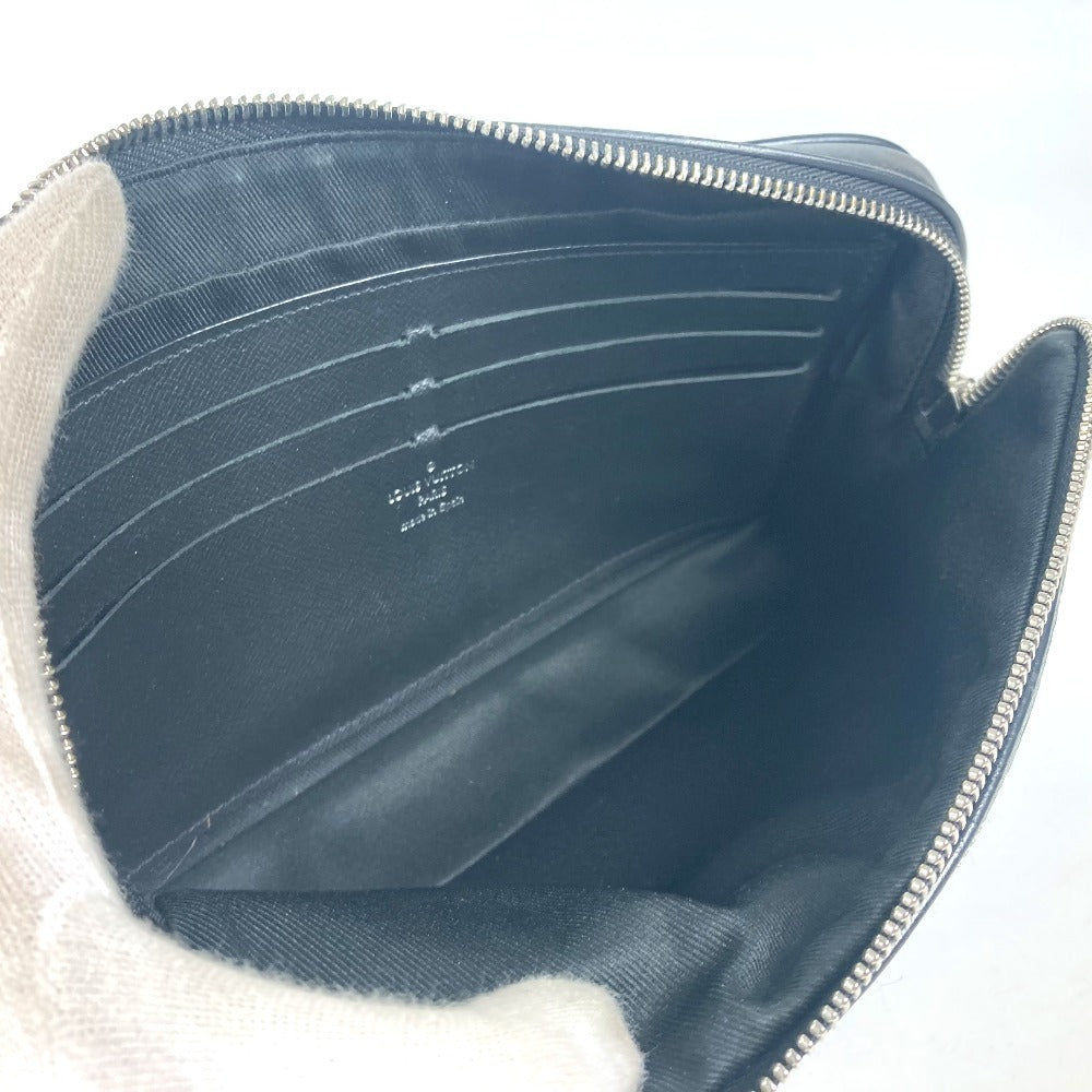 LOUIS VUITTON business bag N60182 Damier Grafitto Canvas black Damier Grafitte Alpha clutch unisex(Unisex) Used