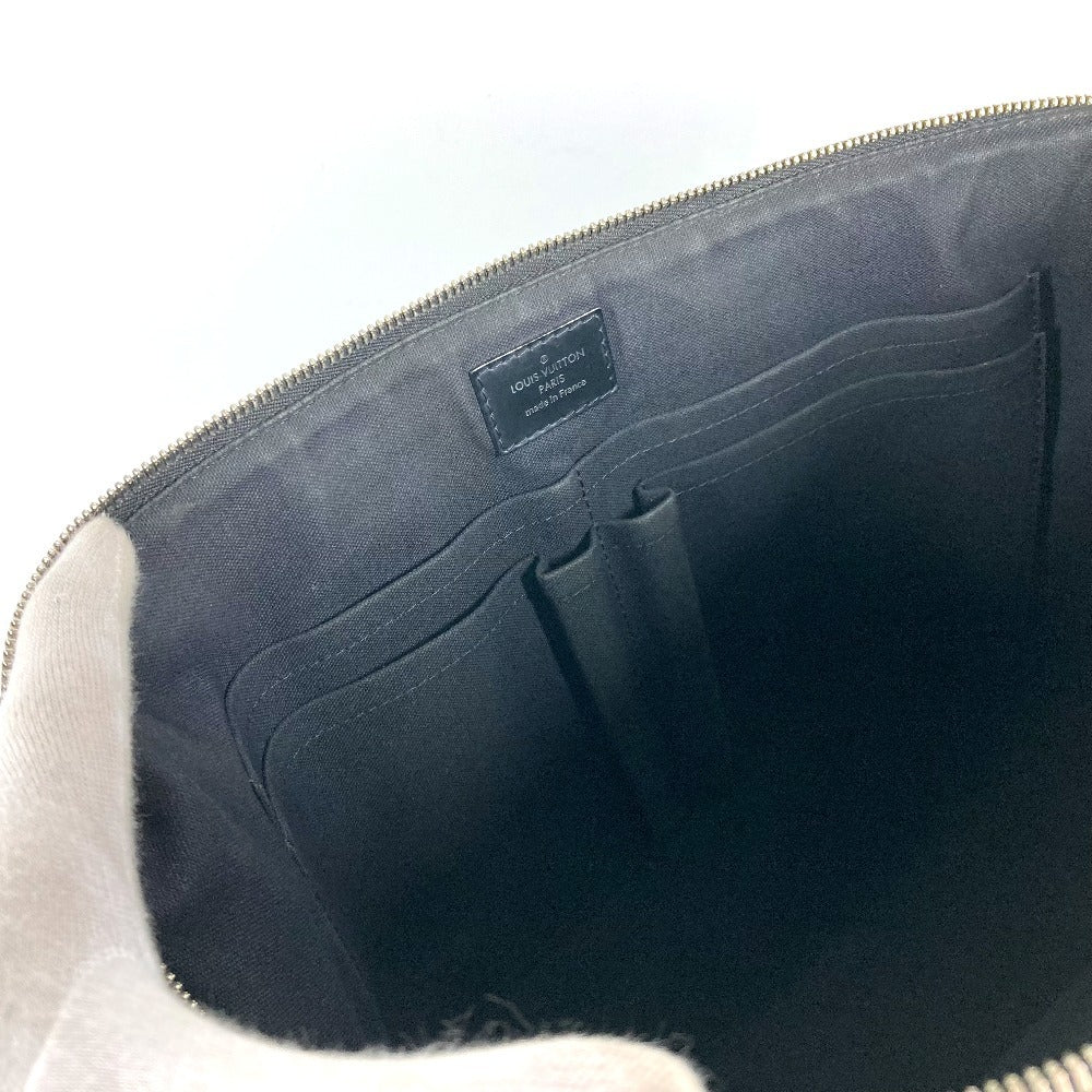 LOUIS VUITTON Business bag N48224 Damier Grafitto Canvas black Damier Grafitte Porte Document Jules PDJ mens Used