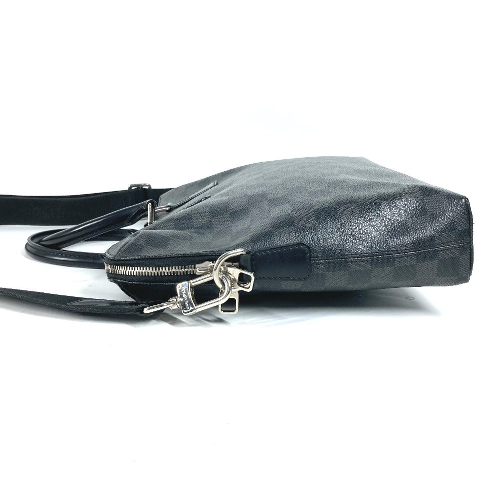 LOUIS VUITTON Business bag N48224 Damier Grafitto Canvas black Damier Grafitte Porte Document Jules PDJ mens Used