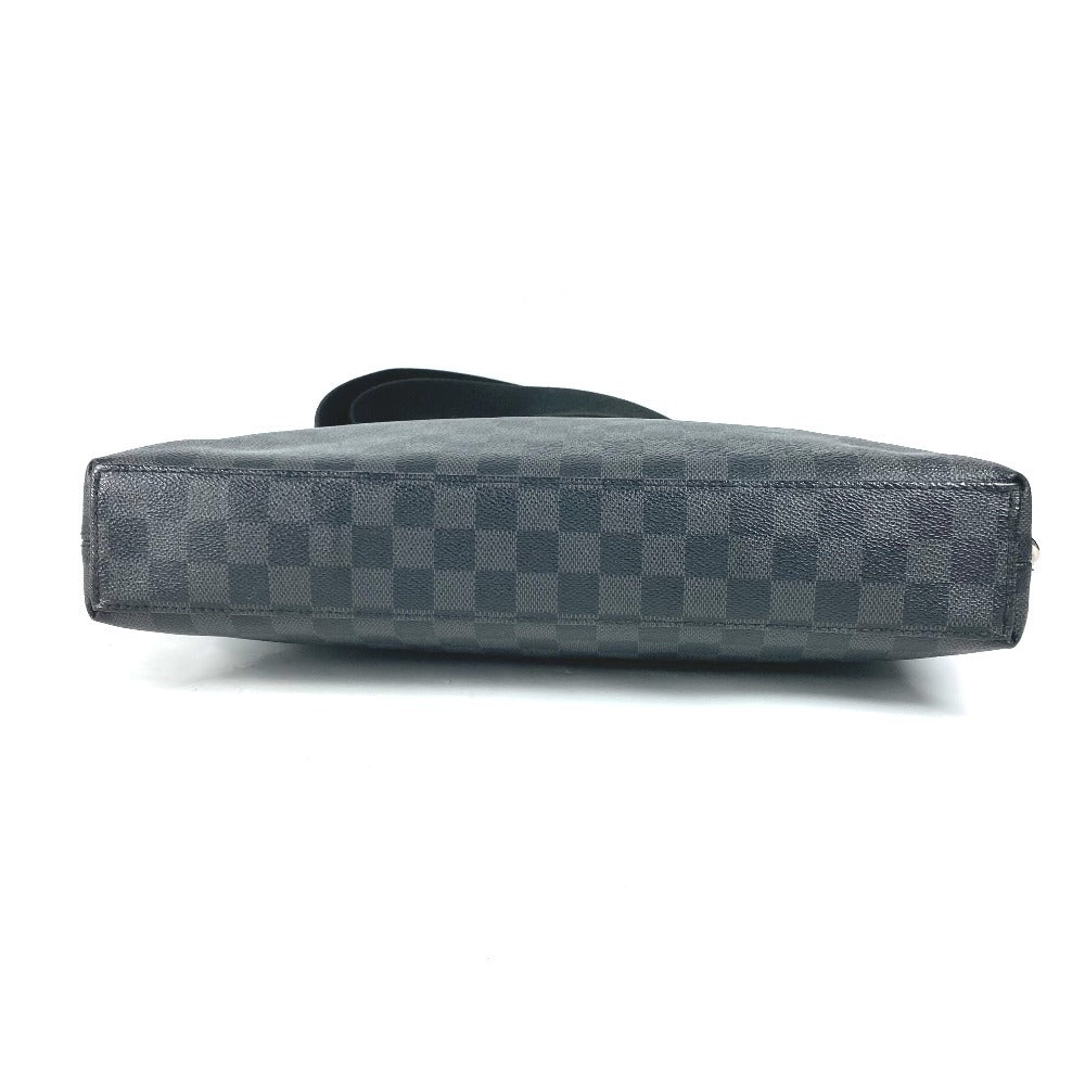 LOUIS VUITTON Business bag N48224 Damier Grafitto Canvas black Damier Grafitte Porte Document Jules PDJ mens Used