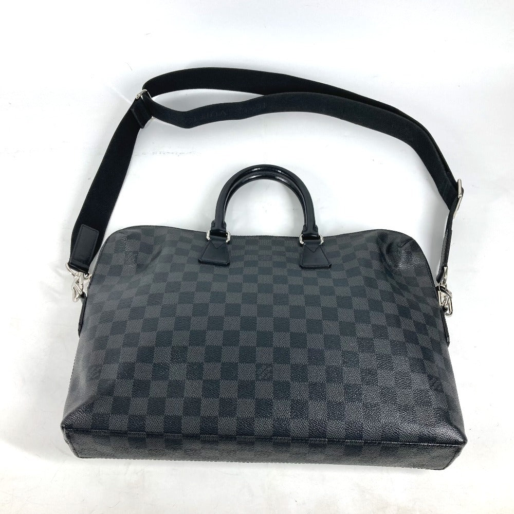 LOUIS VUITTON Business bag N48224 Damier Grafitto Canvas black Damier Grafitte Porte Document Jules PDJ mens Used