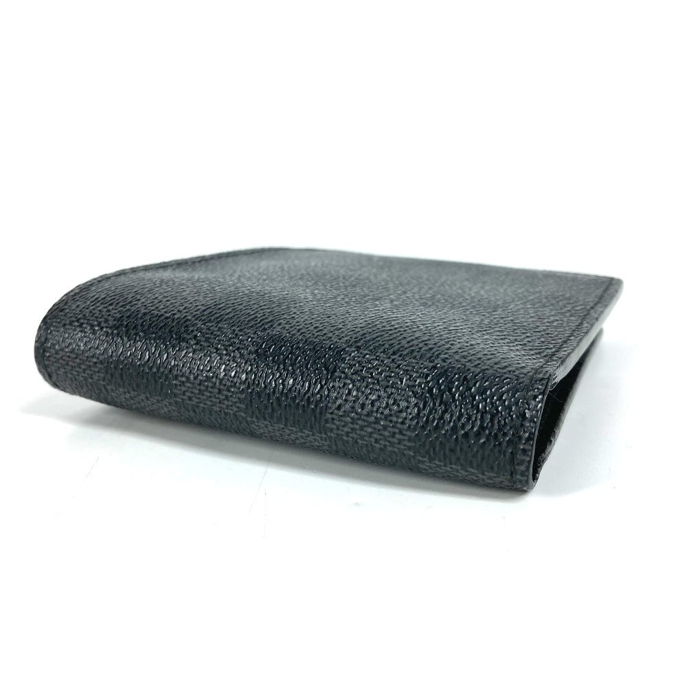 LOUIS VUITTON Folded wallet N62664 Damier Grafitto Canvas black Damier Grafitte Portefeuille Marco unisex(Unisex) Used