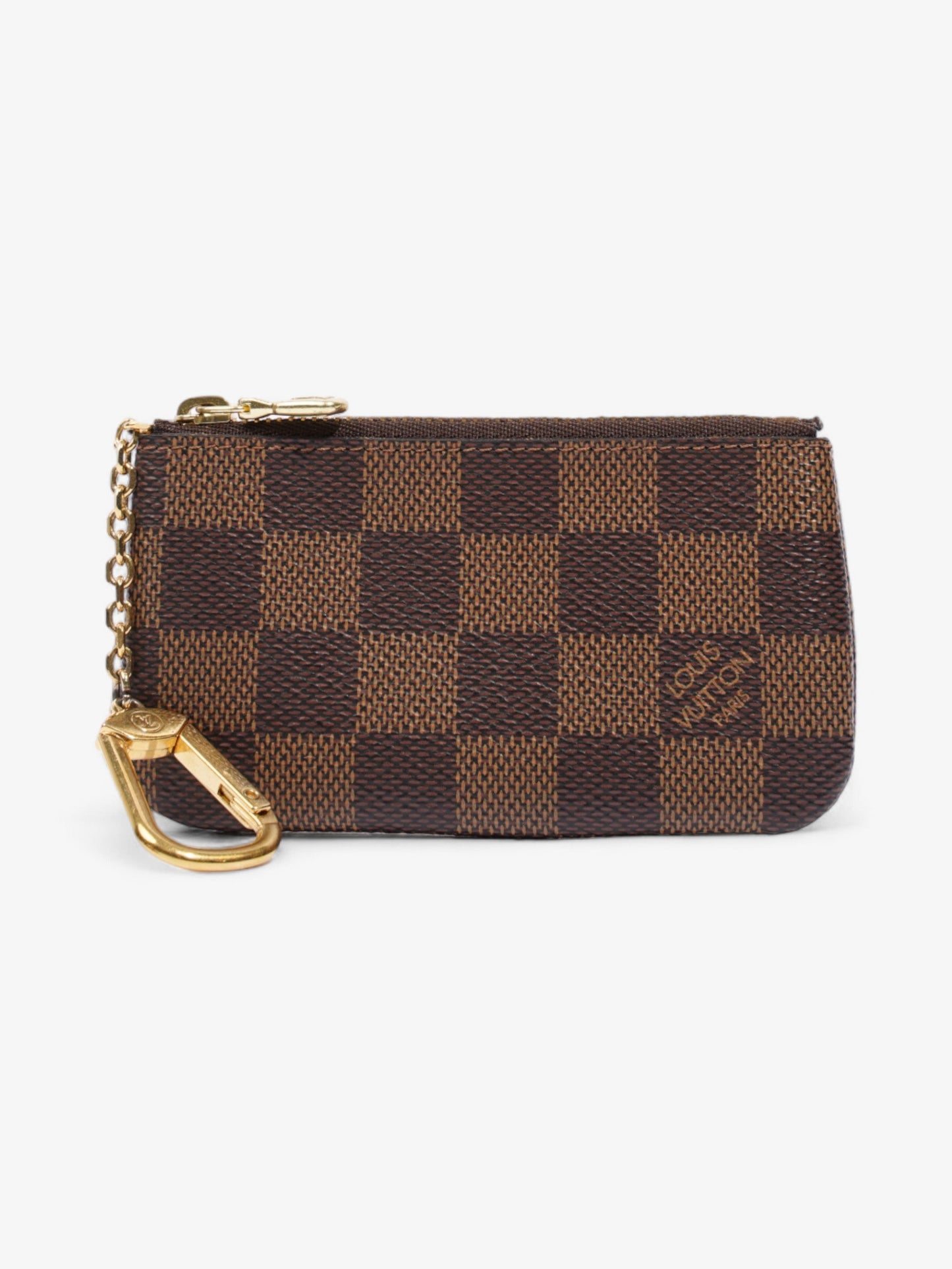 Louis Vuitton Coin Pouch Damier Ebene Coated Canvas