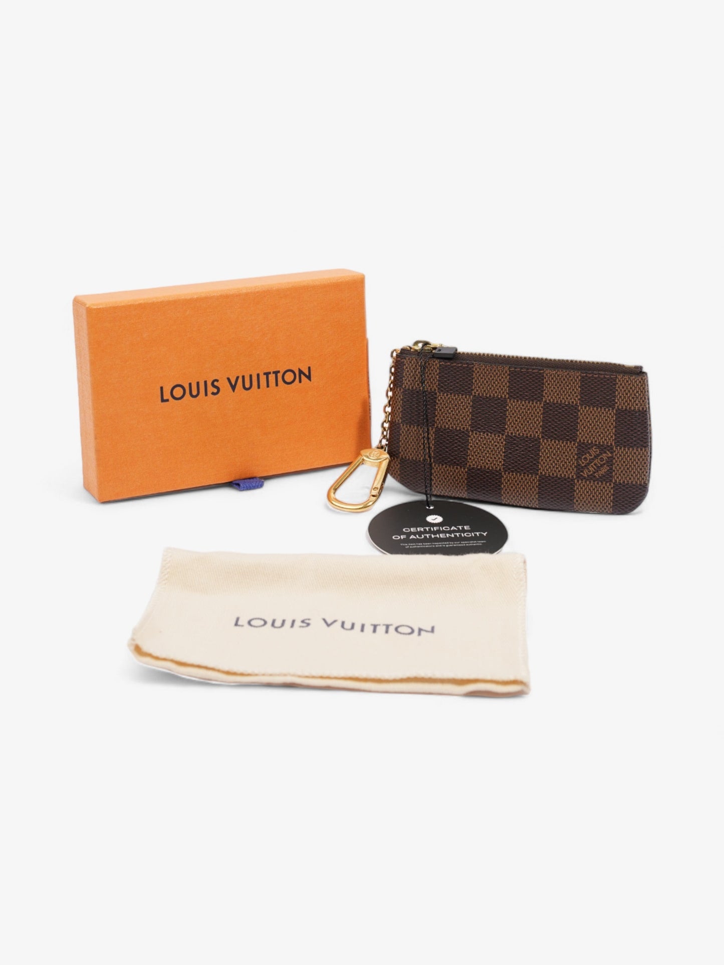 Louis Vuitton Coin Pouch Damier Ebene Coated Canvas