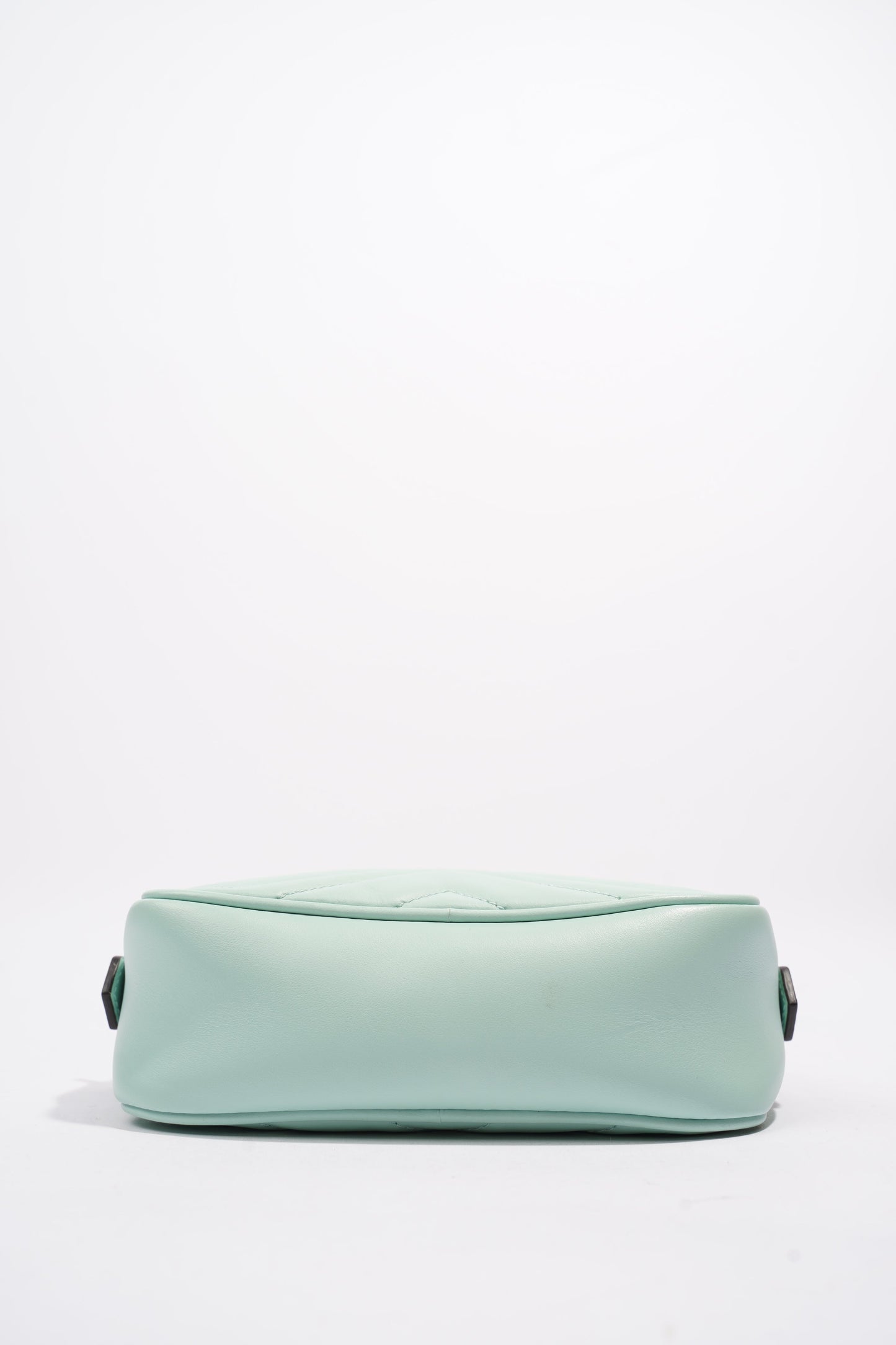 Gucci GG Marmont Mint Green Matelasse Leather Mini