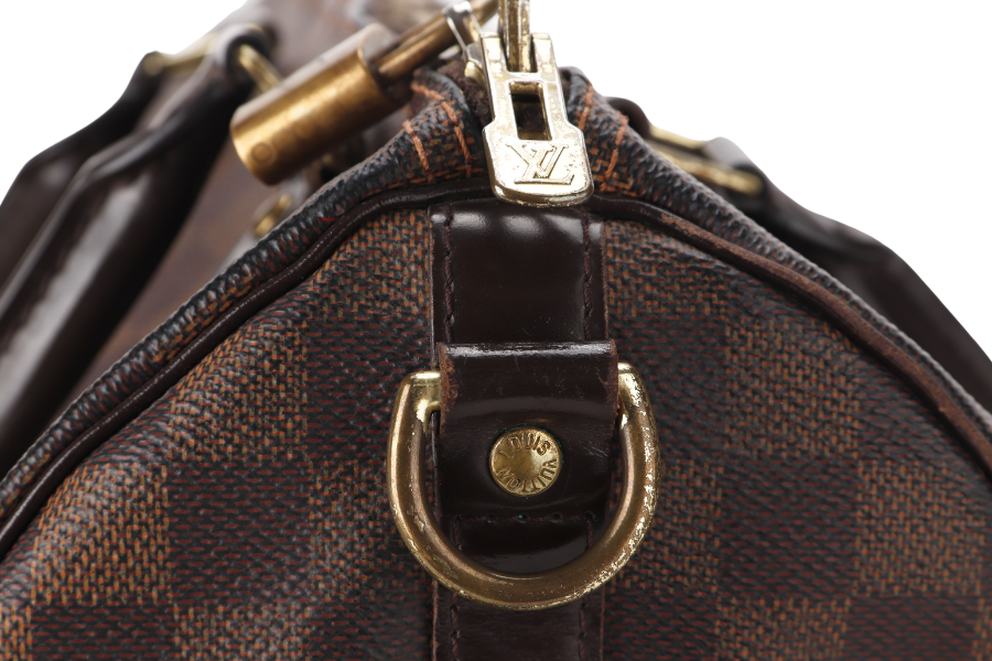 LOUIS VUITTON BANDOULIER 30 (N41367) DAMIER EBENE CANVAS GOLD HARDWARE WITH STRAP NO DUST COVER