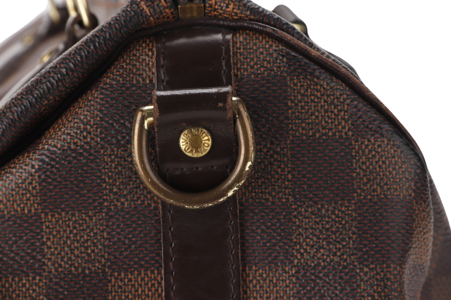 LOUIS VUITTON BANDOULIER 30 (N41367) DAMIER EBENE CANVAS GOLD HARDWARE WITH STRAP NO DUST COVER