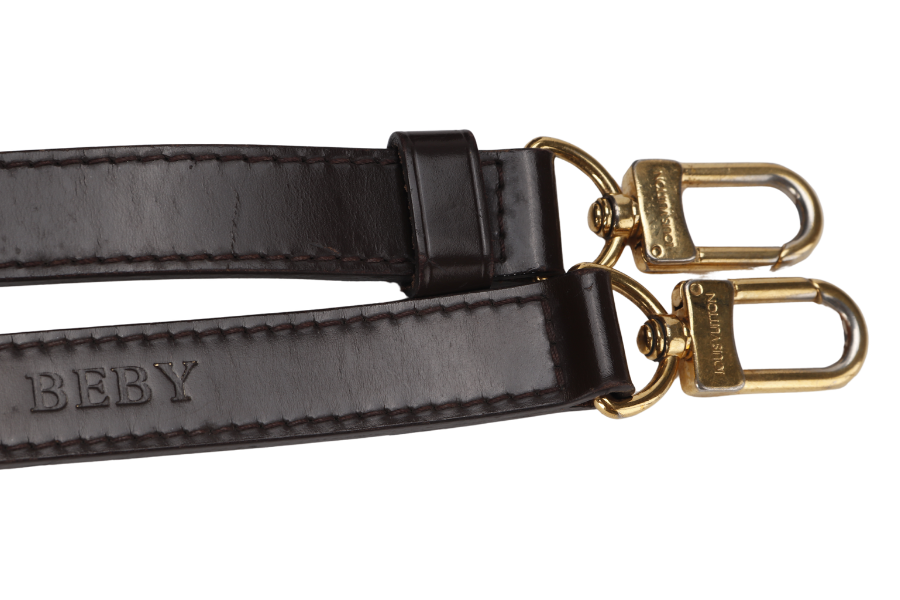LOUIS VUITTON BANDOULIER 30 (N41367) DAMIER EBENE CANVAS GOLD HARDWARE WITH STRAP NO DUST COVER