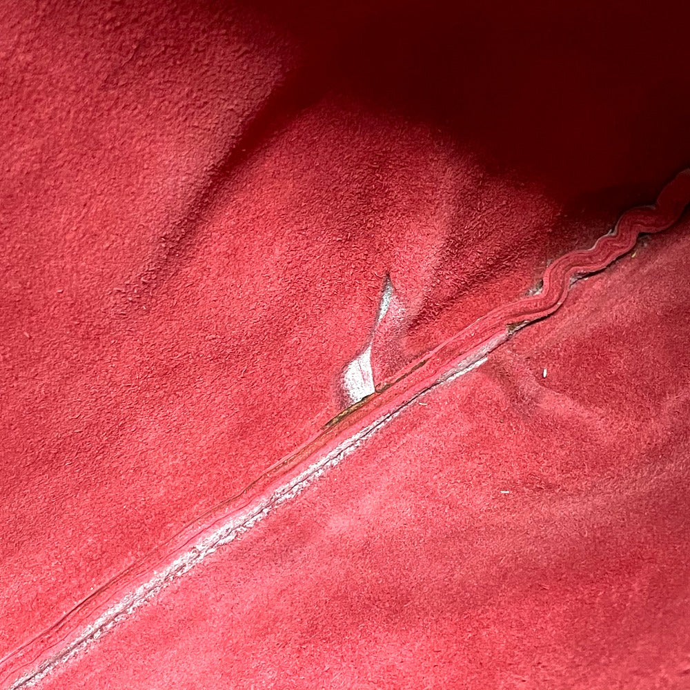 HERMES Shoulder Bag Taurillon Clemence Red Rodeo