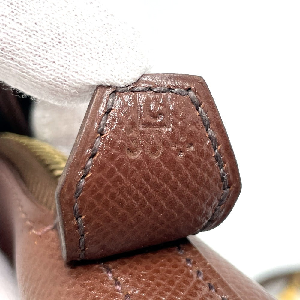 HERMES Handbag leather Brown Bored 35 Women Used