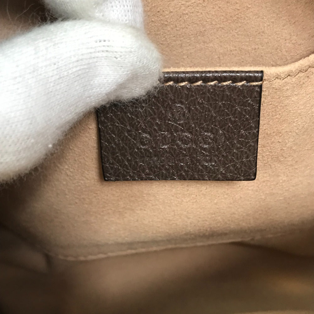 GUCCI Waist bag 517076 GG Supreme Canvas beige Sherry line OPHIDIA OPHIDIA Women Used