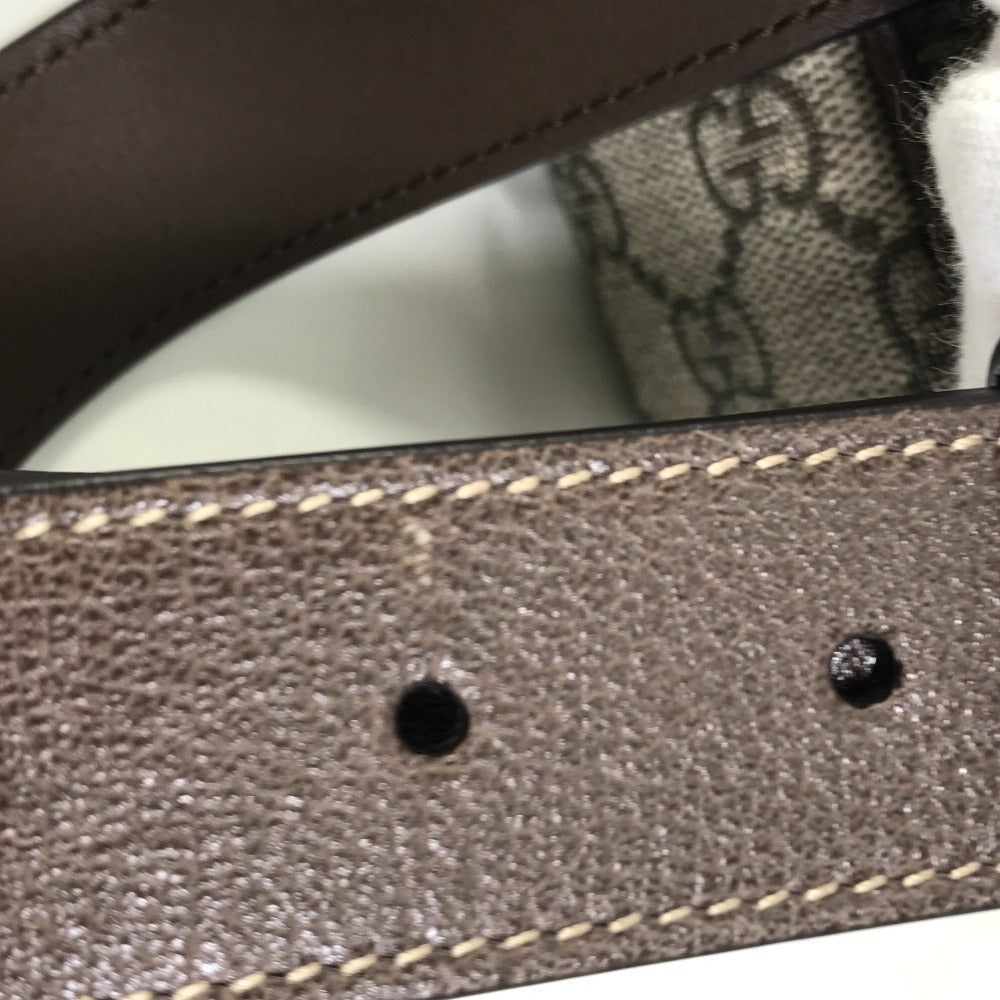 GUCCI Waist bag 517076 GG Supreme Canvas beige Sherry line OPHIDIA OPHIDIA Women Used