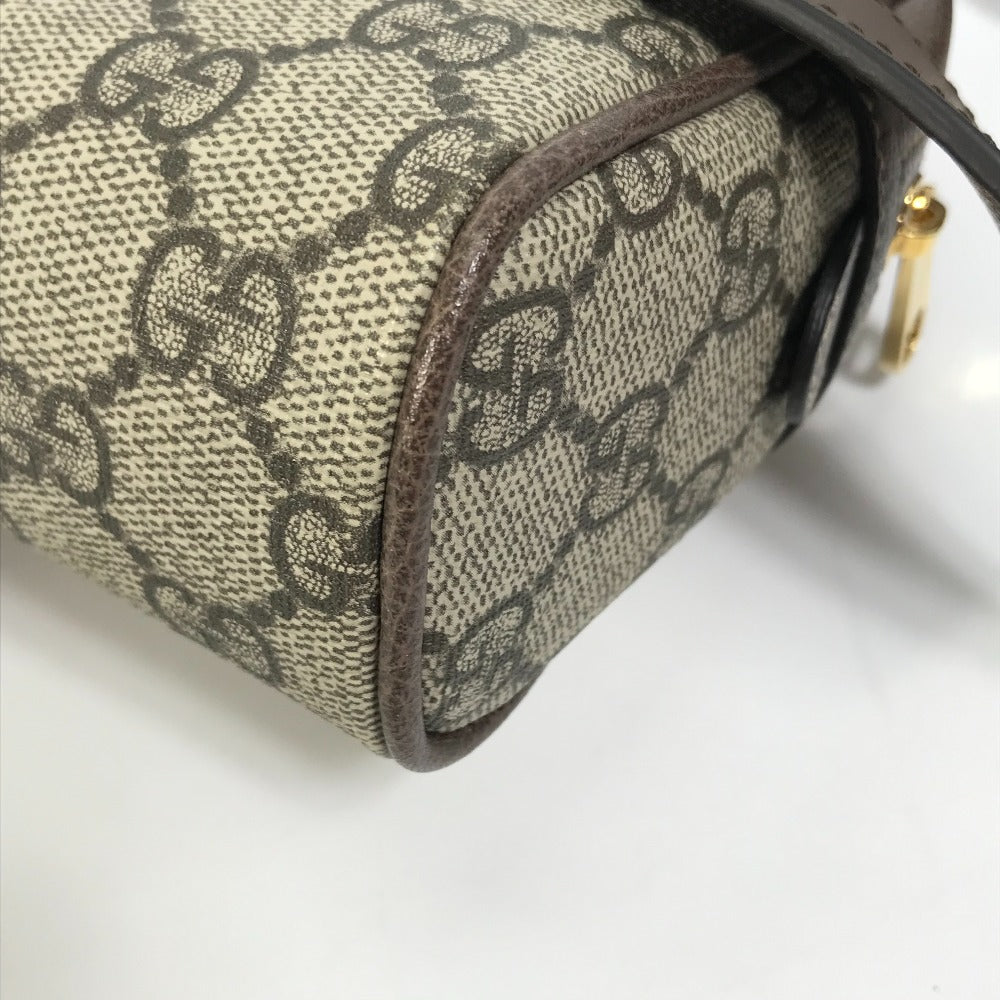 GUCCI Waist bag 517076 GG Supreme Canvas beige Sherry line OPHIDIA OPHIDIA Women Used
