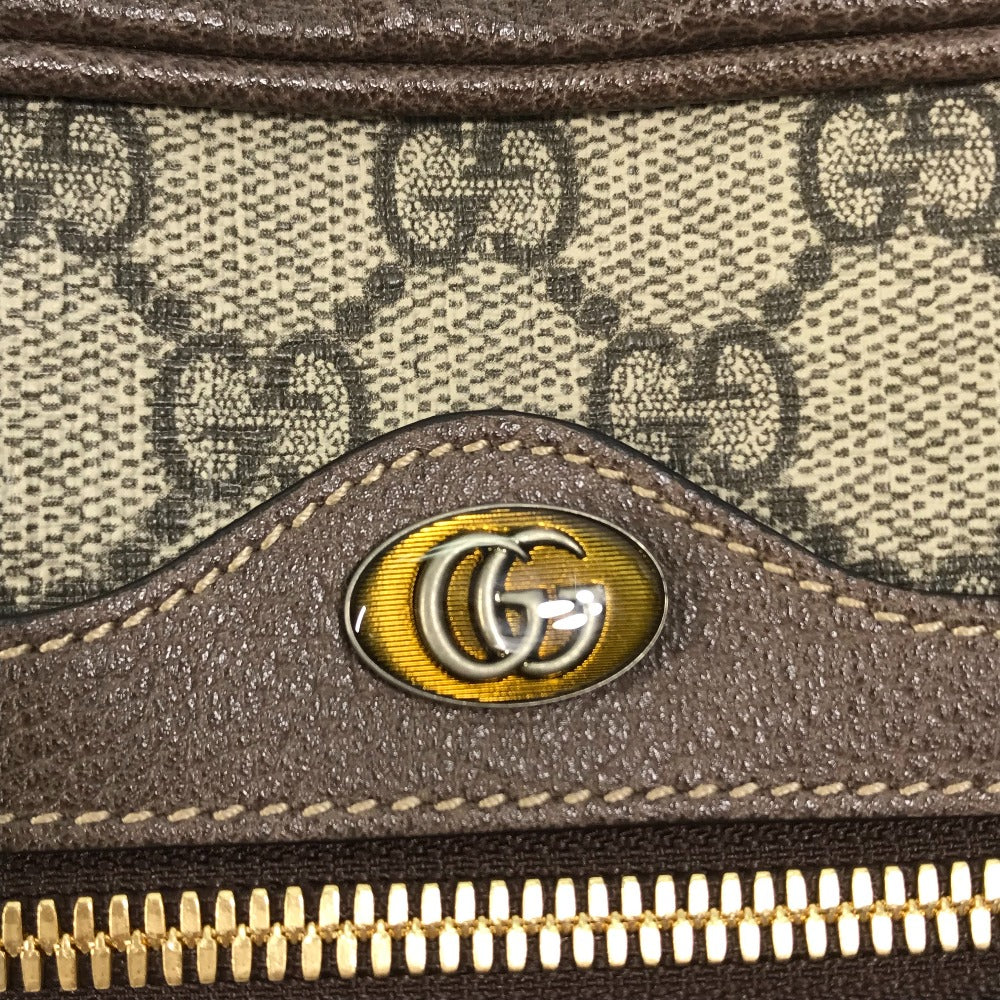 GUCCI Waist bag 517076 GG Supreme Canvas beige Sherry line OPHIDIA OPHIDIA Women Used