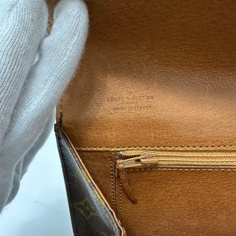LOUIS VUITTON Clutch bag M51812 Monogram canvas Brown Monogram Pochette Dam PM Women Used
