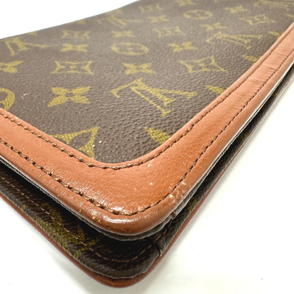 LOUIS VUITTON Clutch bag M51812 Monogram canvas Brown Monogram Pochette Dam PM Women Used