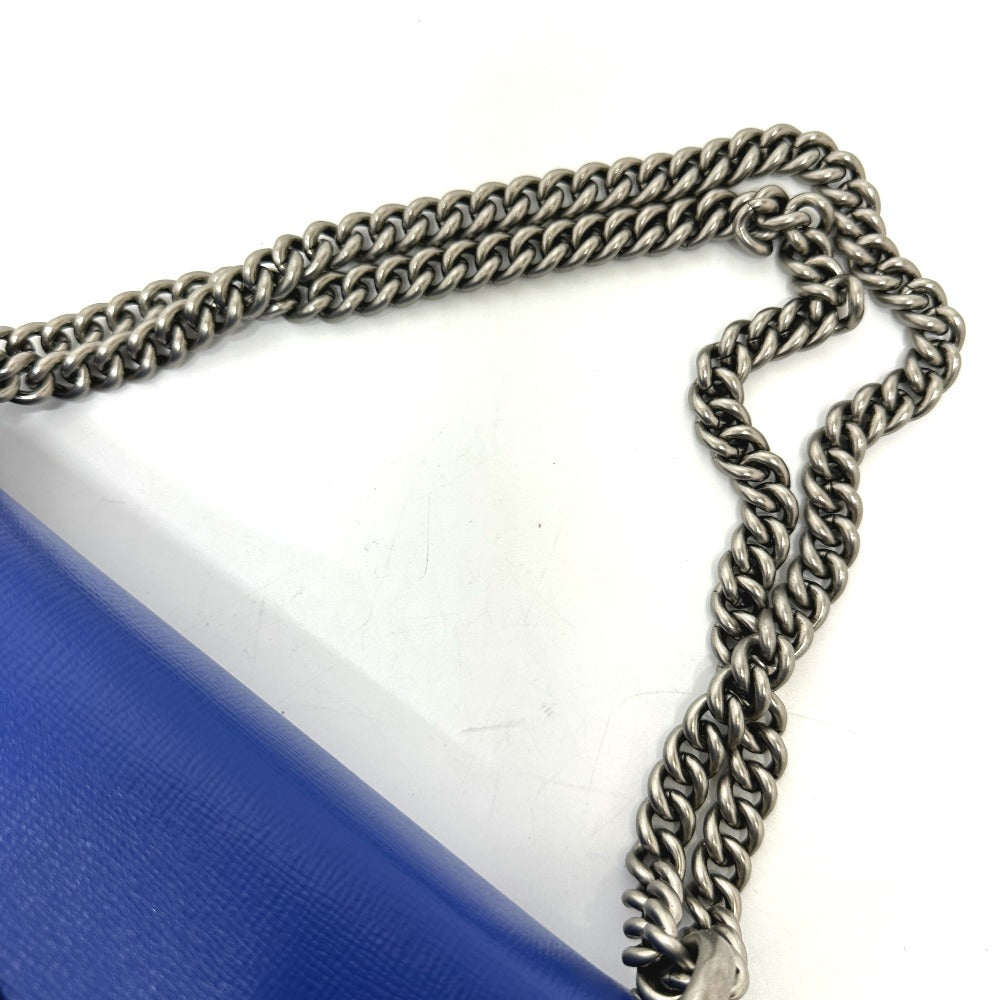 GUCCI Shoulder Bag 400249 leather blue By color Duonisos Women Used