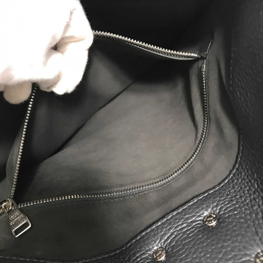 LOUIS VUITTON Clutch bag M48811 Taurillon Clemence Leather black Bag portfolio mens Used