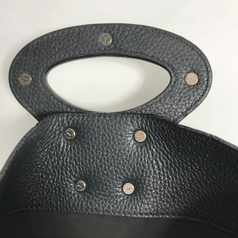 LOUIS VUITTON Clutch bag M48811 Taurillon Clemence Leather black Bag portfolio mens Used