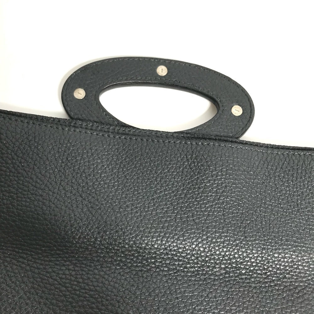 LOUIS VUITTON Clutch bag M48811 Taurillon Clemence Leather black Bag portfolio mens Used