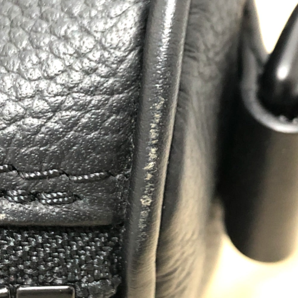LOUIS VUITTON Boston Duffel bag M80950 Taurillon Clemence Leather black Aerogram Keepall XS