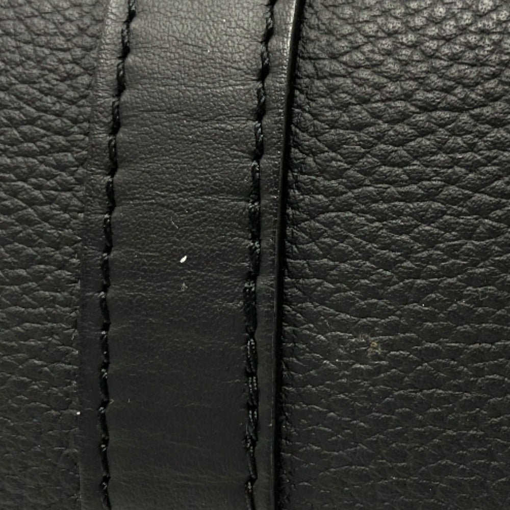 LOUIS VUITTON Boston Duffel bag M80950 Taurillon Clemence Leather black Aerogram Keepall XS