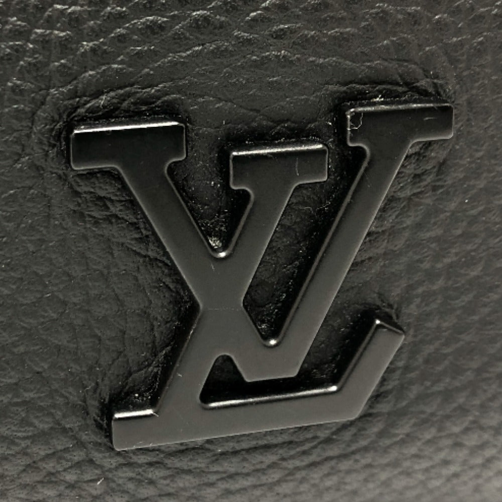 LOUIS VUITTON Boston Duffel bag M80950 Taurillon Clemence Leather black Aerogram Keepall XS
