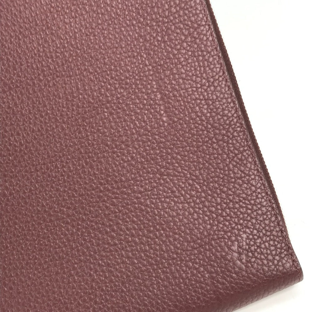 LOUIS VUITTON Clutch bag M53217 Taurillon Clemence Leather Brown Pochette Jules GM mens Used
