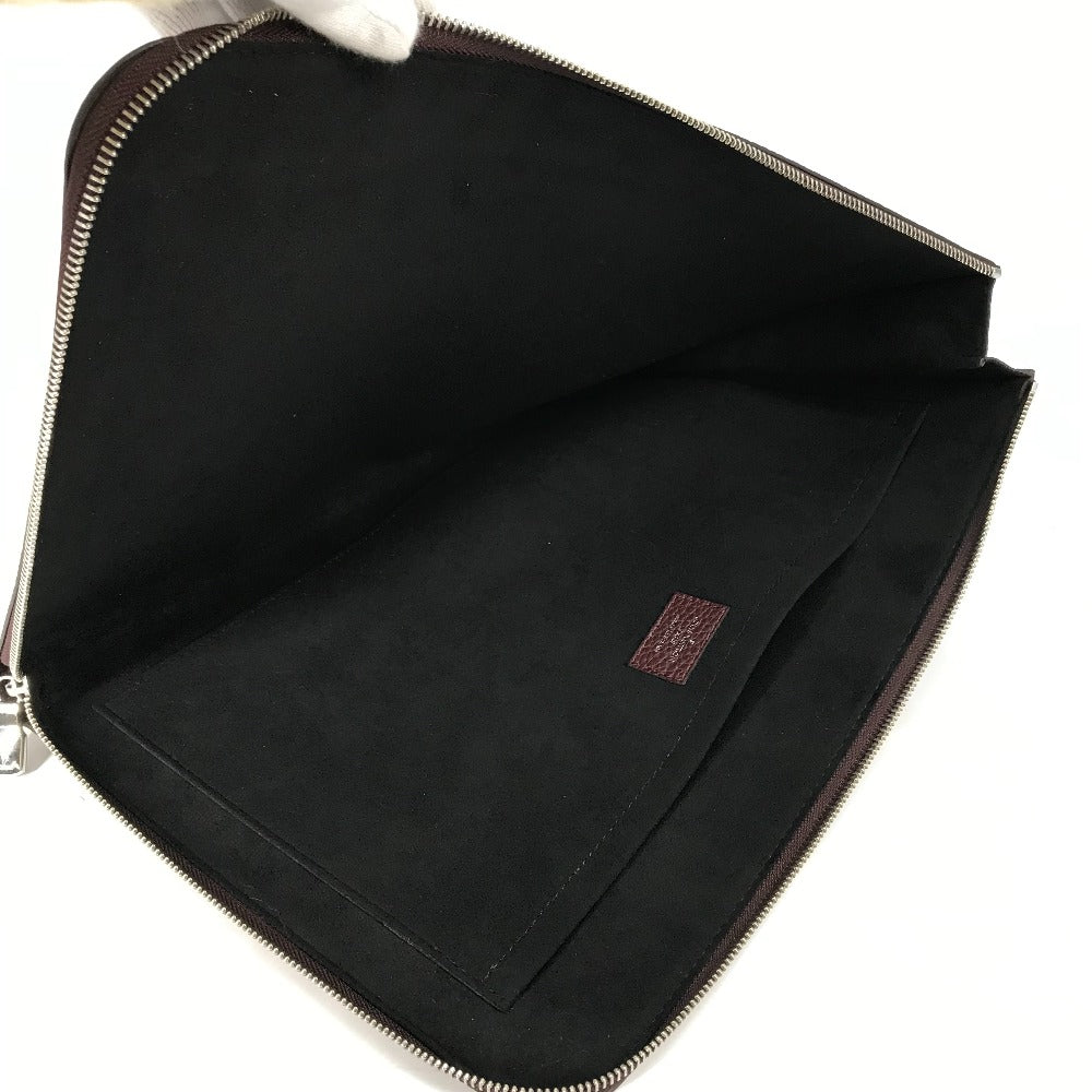 LOUIS VUITTON Clutch bag M53217 Taurillon Clemence Leather Brown Pochette Jules GM mens Used