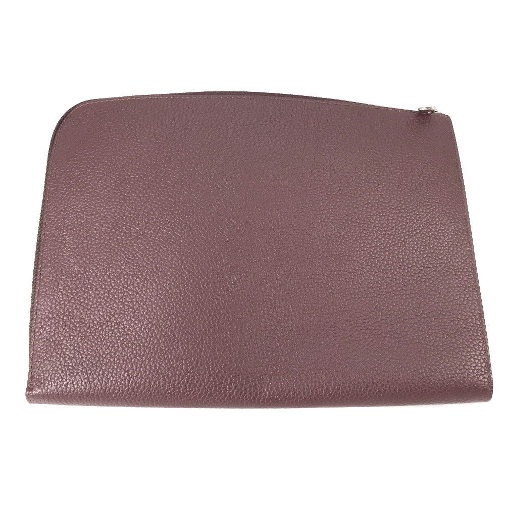 LOUIS VUITTON Clutch bag M53217 Taurillon Clemence Leather Brown Pochette Jules GM mens Used