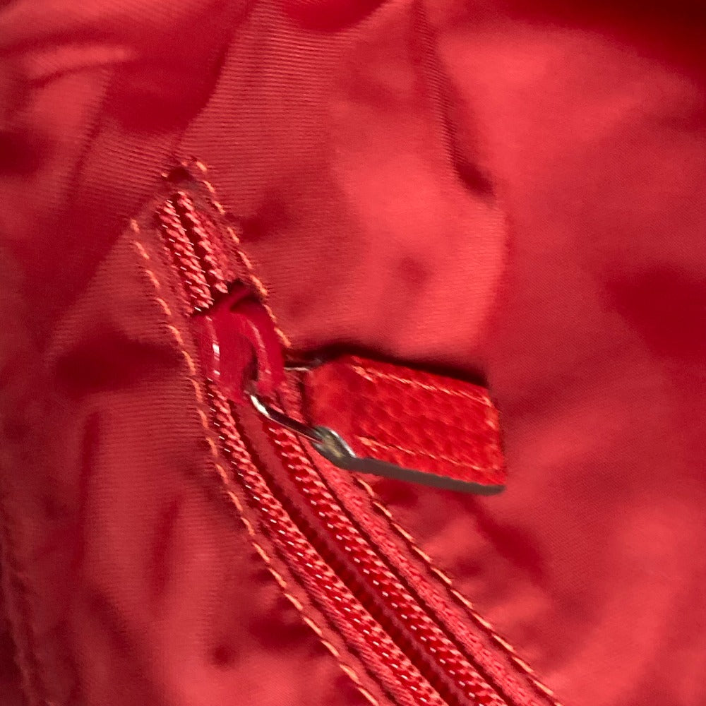 GUCCI Tote Bag 510333 Nylon, Leather Red GG