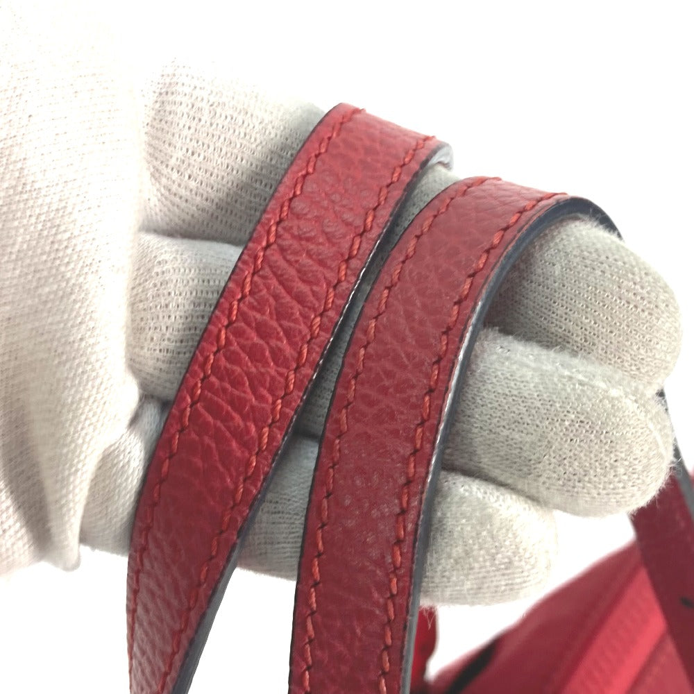 GUCCI Tote Bag 510333 Nylon, Leather Red GG
