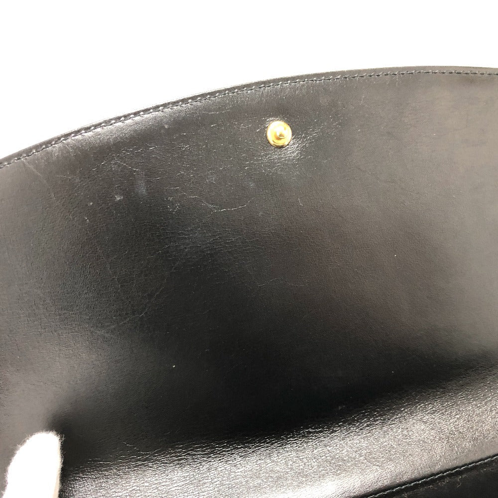 LOUIS VUITTON Clutch bag leather black Epi Aegean Opera