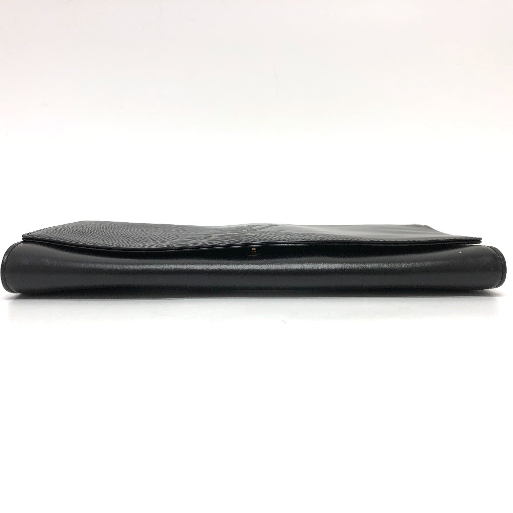LOUIS VUITTON Clutch bag leather black Epi Aegean Opera