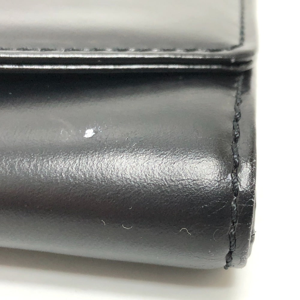 LOUIS VUITTON Clutch bag leather black Epi Aegean Opera