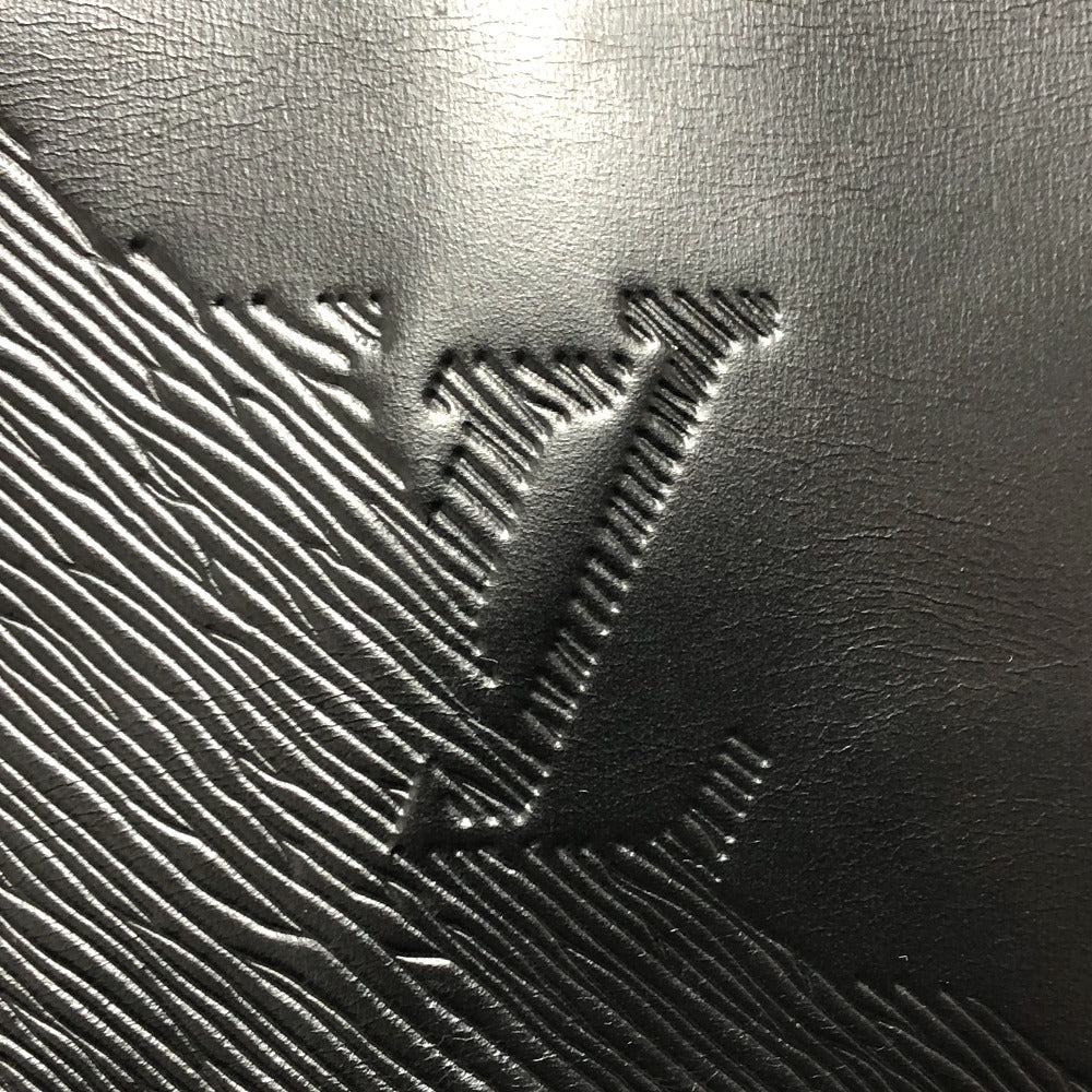 LOUIS VUITTON Clutch bag leather black Epi Aegean Opera