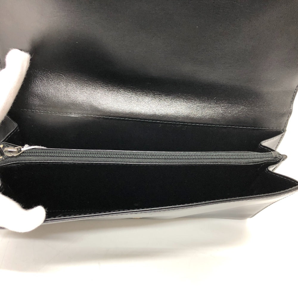 LOUIS VUITTON Clutch bag leather black Epi Aegean Opera