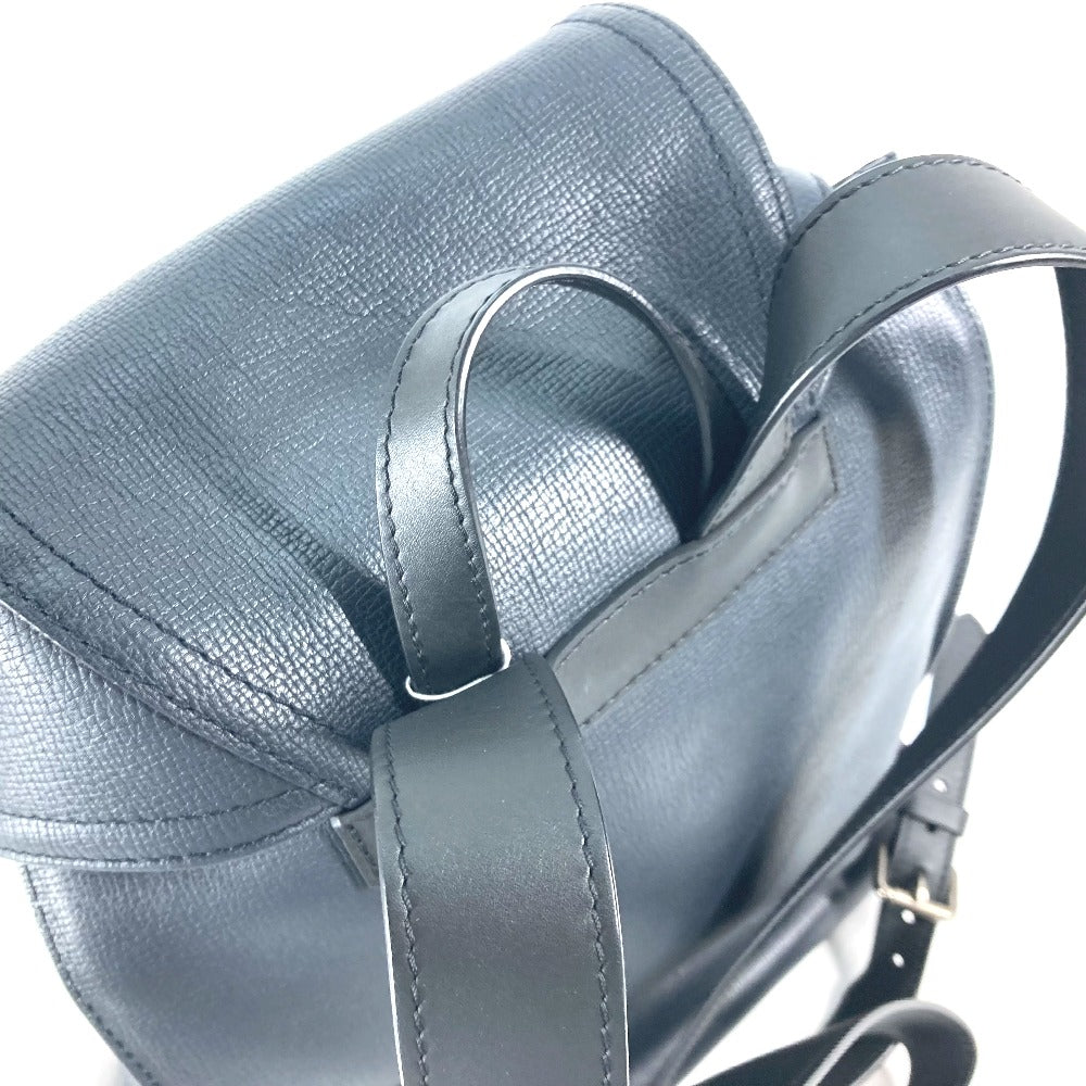 LOUIS VUITTON Backpack M54960 Utah leather Navy Utah Canyon Backpack mens Used